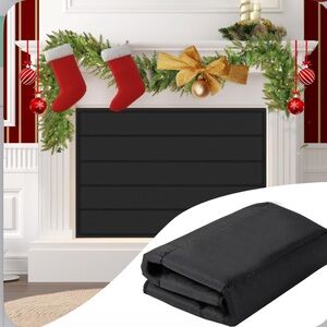 Fireplace Cover Draft Stopper Protection